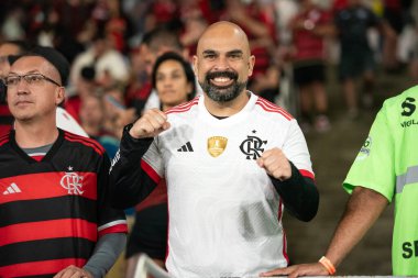 Rio de Janeiro (RJ), 22 / 10 / 2025 - FLAMENGO X RACING (ARG) - Flamengo ve Racing (ARG), Maracana 'daki Copa Libertadores.              