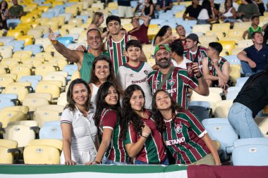 Rio de Janeiro, Rio de Janeiro, Brezilya - 16 Ekim 2025. Maracana Stadyumundaki Fluminense x Juventude.                  