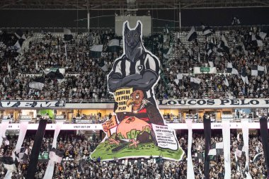 Rio de Janeiro, Rio de Janeiro, Brezilya - 15 Ekim 2025. Nilton Santos Stadyumu 'nda Botafogo x Flamengo.                