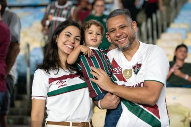 Rio de Janeiro, Rio de Janeiro, Brezilya - 16 Ekim 2025. Maracana Stadyumundaki Fluminense x Juventude.                  