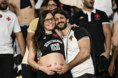 Rio de Janeiro, Rio de Janeiro, Brezilya - 20 Ekim 2025. Vasco x Fluminense Maracana Stadyumu.             