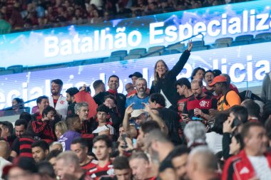Rio de Janeiro (RJ), 22 / 10 / 2025 - FLAMENGO X RACING (ARG) - Flamengo ve Racing (ARG), Maracana 'daki Copa Libertadores.              