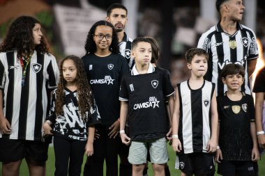 Rio de Janeiro, Rio de Janeiro, Brezilya - 15 Ekim 2025. Nilton Santos Stadyumu 'nda Botafogo x Flamengo.                