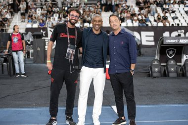 Rio de Janeiro, Rio de Janeiro, Brezilya - 15 Ekim 2025. Nilton Santos Stadyumu 'nda Botafogo x Flamengo.                