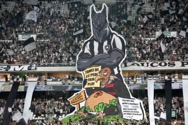 Rio de Janeiro, Rio de Janeiro, Brezilya - 15 Ekim 2025. Nilton Santos Stadyumu 'nda Botafogo x Flamengo.                