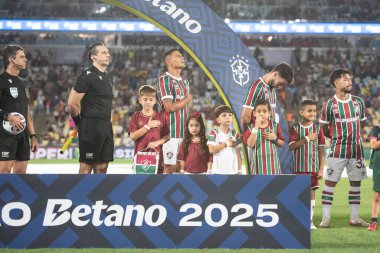 Rio de Janeiro, Rio de Janeiro, Brezilya - 29 Ekim 2025: Fluminense x Ceara Maracana Stadyumu.                 