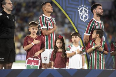 Rio de Janeiro, Rio de Janeiro, Brezilya - 29 Ekim 2025: Fluminense x Ceara Maracana Stadyumu.                 