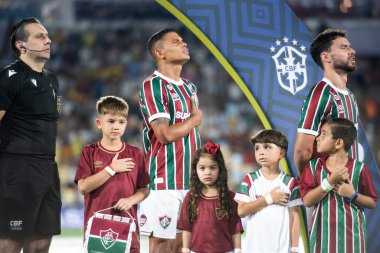 Rio de Janeiro, Rio de Janeiro, Brezilya - 29 Ekim 2025: Fluminense x Ceara Maracana Stadyumu.                 