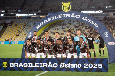 Rio de Janeiro, Rio de Janeiro, Brezilya - 29 Ekim 2025: Fluminense x Ceara Maracana Stadyumu.                 