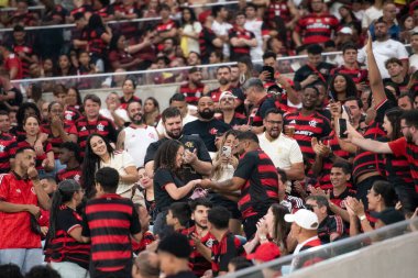 Rio de Janeiro, Rio de Janeiro, Brezilya - 01 Kasım 2025. Maracana Stadyumu 'nda Flamengo x Sport.          