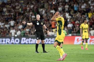 Rio de Janeiro, Rio de Janeiro, Brezilya - Kasım 06, 2025. Fluminense x Mirassol maracana stadyumunda.             