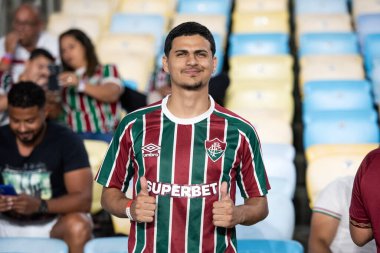 Rio de Janeiro, Rio de Janeiro, Brezilya - Kasım 06, 2025. Fluminense x Mirassol maracana stadyumunda.             