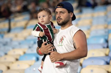 Rio de Janeiro, Rio de Janeiro, Brezilya - Kasım 06, 2025. Fluminense x Mirassol maracana stadyumunda.             