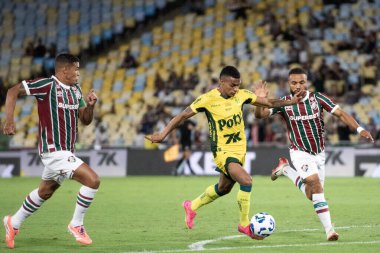 Rio de Janeiro, Rio de Janeiro, Brezilya - Kasım 06, 2025. Fluminense x Mirassol maracana stadyumunda.             