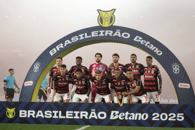 Rio de Janeiro, Rio de Janeiro, Brezilya - 01 Kasım 2025. Maracana Stadyumu 'nda Flamengo x Sport.             