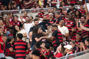 Rio de Janeiro, Rio de Janeiro, Brezilya - 01 Kasım 2025. Maracana Stadyumu 'nda Flamengo x Sport.          