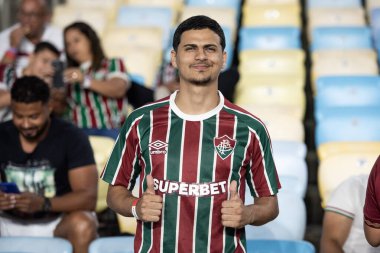 Rio de Janeiro, Rio de Janeiro, Brezilya - Kasım 06, 2025. Fluminense x Mirassol maracana stadyumunda.             