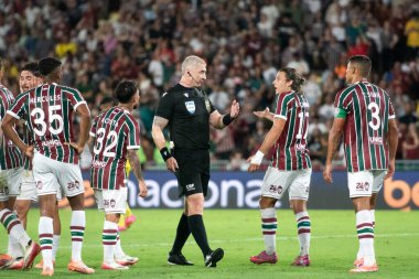 Rio de Janeiro, Rio de Janeiro, Brezilya - Kasım 06, 2025. Fluminense x Mirassol maracana stadyumunda.             