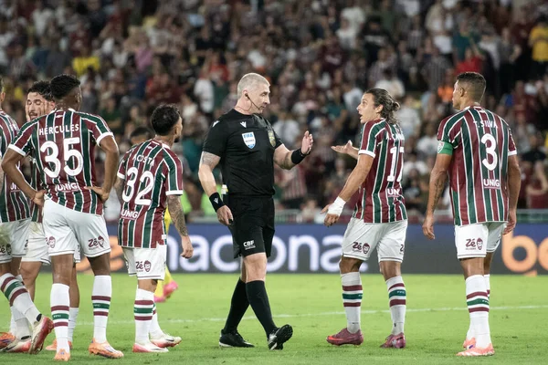 Rio de Janeiro, Rio de Janeiro, Brezilya - Kasım 06, 2025. Fluminense x Mirassol maracana stadyumunda.             