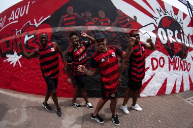 Rio de Janeiro (RJ), 15 Kasım 2025 - 130 YILLIK DE REGATAS DO FLAMENGO - Kulübün yeni duvarının açılışı. Gavea 'daki Clube de Regatas' ın 130 'uncu yıldönümü..