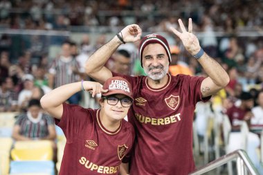 Rio de Janeiro, Rio de Janeiro, Brezilya - 27 Kasım 2025. Fluminense x Sao Paulo Maracana Stadyumu.       