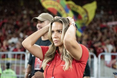 Rio de Janeiro (RJ) - 3 Aralık 2025: FLAMENGO X CEARA - Flamengo x Ceara, Maracana Stadyumu. Flamengo Brezilya Şampiyonu 2025.              