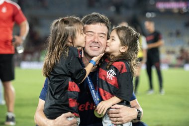 Rio de Janeiro (RJ) - December 03, 2025: FLAMENGO X CEARA - Flamengo x Ceara at Maracana stadium. Flamengo Brazilian Champion 2025.              