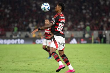 Rio de Janeiro (RJ) - 3 Aralık 2025: FLAMENGO X CEARA - Flamengo x Ceara, Maracana Stadyumu. Flamengo Brezilya Şampiyonu 2025.              