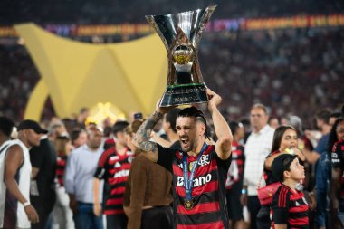 Rio de Janeiro (RJ) - 3 Aralık 2025: FLAMENGO X CEARA - Flamengo x Ceara, Maracana Stadyumu. Flamengo Brezilya Şampiyonu 2025.              