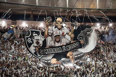 Rio de Janeiro (RJ), 11 / 12 / 2025 - VASCO X FLUMINENSE - Maracana 'da Vasco x Fluminense, Copa do Brasil yarı finali.