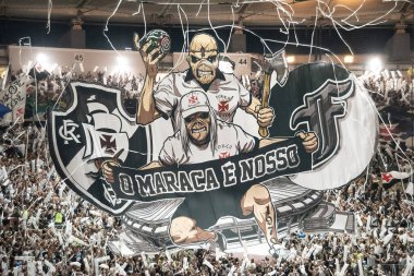 Rio de Janeiro (RJ), 11 / 12 / 2025 - VASCO X FLUMINENSE - Maracana 'da Vasco x Fluminense, Copa do Brasil yarı finali.