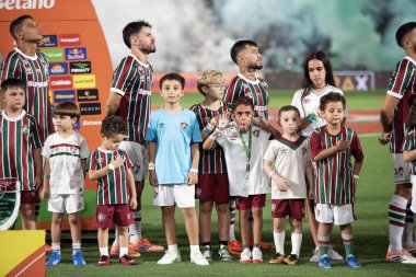 Rio de Janeiro, Rio de Janeiro, Brezilya - 14 Aralık. Fluminense x Vasco maracana stadyumunda. Copa do Brasil 2025.