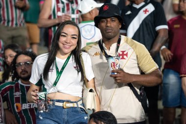 Rio de Janeiro, Rio de Janeiro, Brezilya - 14 Aralık. Fluminense x Vasco maracana stadyumunda. Copa do Brasil 2025.