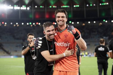 Rio de Janeiro, Rio de Janeiro, Brezilya - 14 Aralık. Fluminense x Vasco maracana stadyumunda. Copa do Brasil 2025.