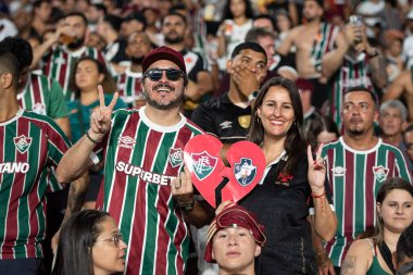 Rio de Janeiro, Rio de Janeiro, Brezilya - 14 Aralık. Fluminense x Vasco maracana stadyumunda. Copa do Brasil 2025.