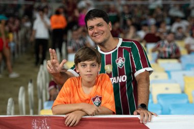 Rio de Janeiro, Rio de Janeiro, Brezilya - 14 Aralık. Fluminense x Vasco maracana stadyumunda. Copa do Brasil 2025.