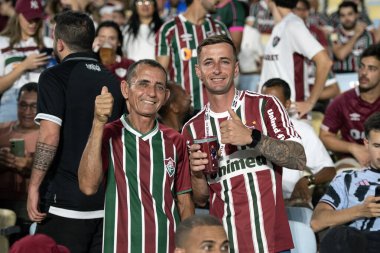 Rio de Janeiro, Rio de Janeiro, Brezilya - 14 Aralık. Fluminense x Vasco maracana stadyumunda. Copa do Brasil 2025.