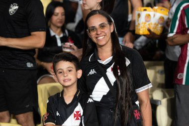 Rio de Janeiro, Rio de Janeiro, Brezilya - 14 Aralık. Fluminense x Vasco maracana stadyumunda. Copa do Brasil 2025.