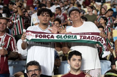 Rio de Janeiro, Rio de Janeiro, Brezilya - 14 Aralık. Fluminense x Vasco maracana stadyumunda. Copa do Brasil 2025.