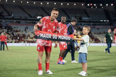 RIO de JANEIRO (RJ), 27 / 12 / 2025 - Maracana Stadyumunda Jogo das Estrelas 'in (Yıldızlar Oyunu) 21..