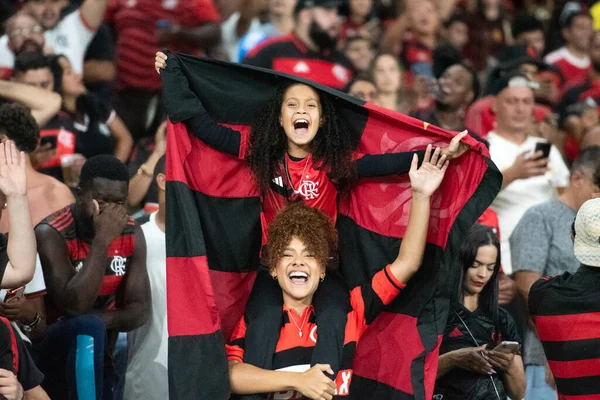 Rio de Janeiro, Rio de Janeiro, Brezilya - 21 Ocak. Flamengo x Vasco maracana stadyumunda. Carioca Şampiyonası.