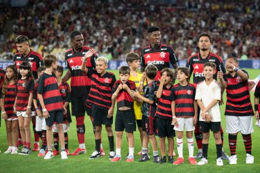 RIO DE JANEIRO (RJ), 25 / 01 / 2026 - CARIOCA 2026 - FLAMENGO - Maracana 'daki Campeonato Carioca için Fluminense x Flamengo maçı.