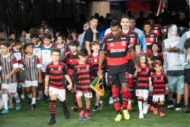 RIO DE JANEIRO (RJ), 25 / 01 / 2026 - CARIOCA 2026 - FLAMENGO - Maracana 'daki Campeonato Carioca için Fluminense x Flamengo maçı.