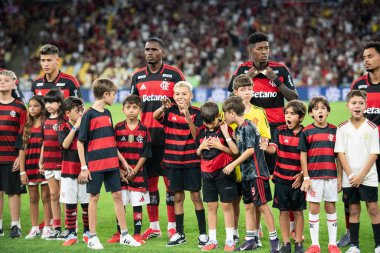 RIO DE JANEIRO (RJ), 25 / 01 / 2026 - CARIOCA 2026 - FLAMENGO - Maracana 'daki Campeonato Carioca için Fluminense x Flamengo maçı.