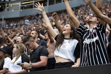 BRASILIA (DF), 01.02.2026 - SUPERCOPA DO BRASIL - FLAMENGO X CORINTHIANS - Flamengo x Corinthians ile Arena BRB 'deki Supercopa do Brasil finali için maç.