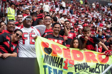 BRASILIA (DF), 01.02.2026 - SUPERCOPA DO BRASIL - FLAMENGO X CORINTHIANS - Flamengo x Corinthians ile Arena BRB 'deki Supercopa do Brasil finali için maç.
