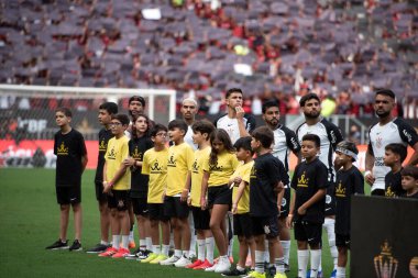 BRASILIA (DF), 01.02.2026 - SUPERCOPA DO BRASIL - FLAMENGO X CORINTHIANS - Flamengo x Corinthians ile Arena BRB 'deki Supercopa do Brasil finali için maç.