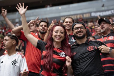 BRASILIA (DF), 01.02.2026 - SUPERCOPA DO BRASIL - FLAMENGO X CORINTHIANS - Flamengo x Corinthians ile Arena BRB 'deki Supercopa do Brasil finali için maç.