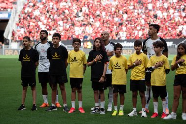 BRASILIA (DF), 01.02.2026 - SUPERCOPA DO BRASIL - FLAMENGO X CORINTHIANS - Flamengo x Corinthians ile Arena BRB 'deki Supercopa do Brasil finali için maç.