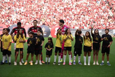 BRASILIA (DF), 01.02.2026 - SUPERCOPA DO BRASIL - FLAMENGO X CORINTHIANS - Flamengo x Corinthians ile Arena BRB 'deki Supercopa do Brasil finali için maç.